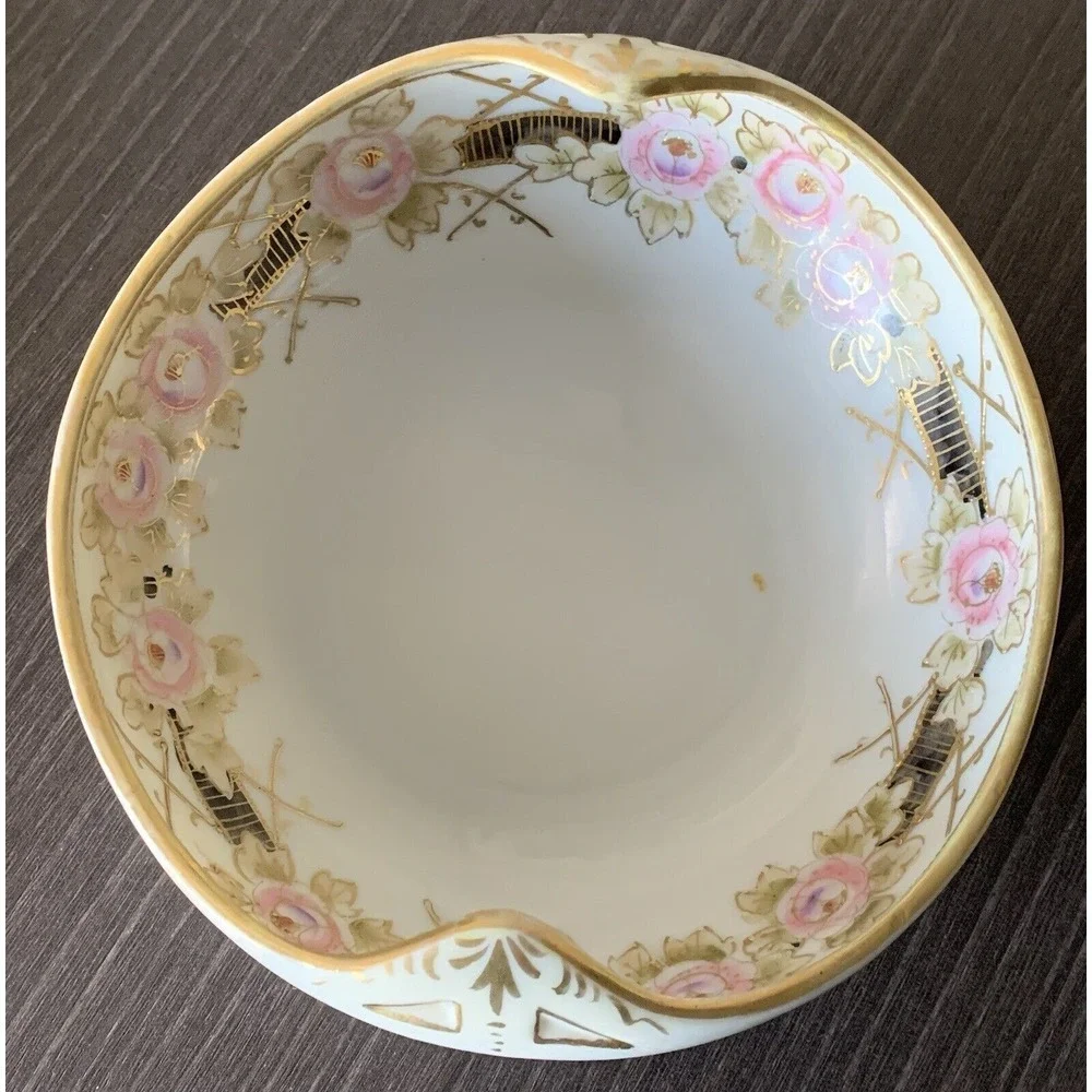 Vintage Nippon Hand Painted ‎ Porcelain Candy Dish